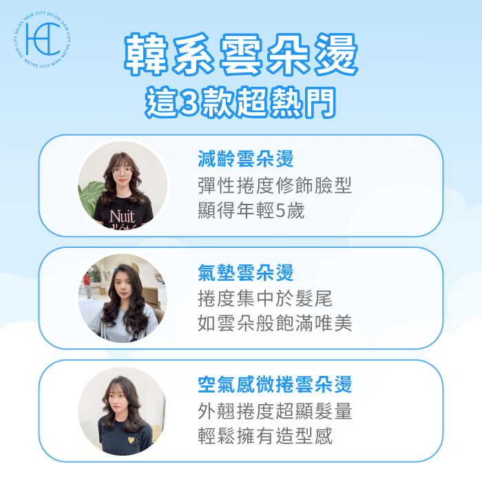 減齡雲朵燙-韓式雲朵燙